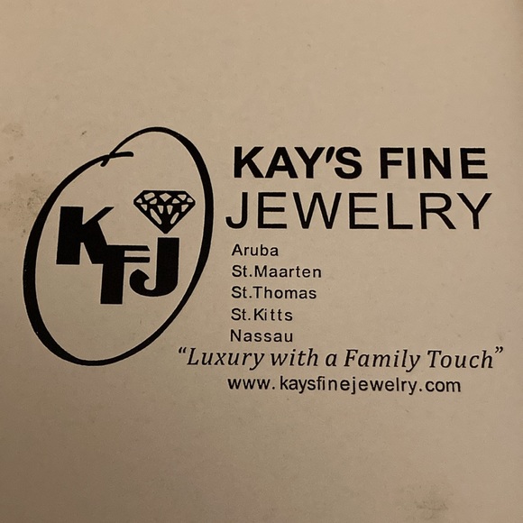 NWOT - 7.00 ct Blue Pear Quartz Slide Pendant Reversible Omega Choker Necklace* - Picture 7 of 8